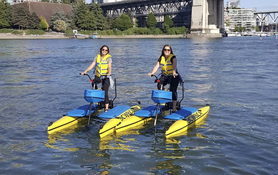Vancouver: Water Bike Rental in False Creek - Wildlife Chances from the Water: Seals, Birds, and Rare Whales
