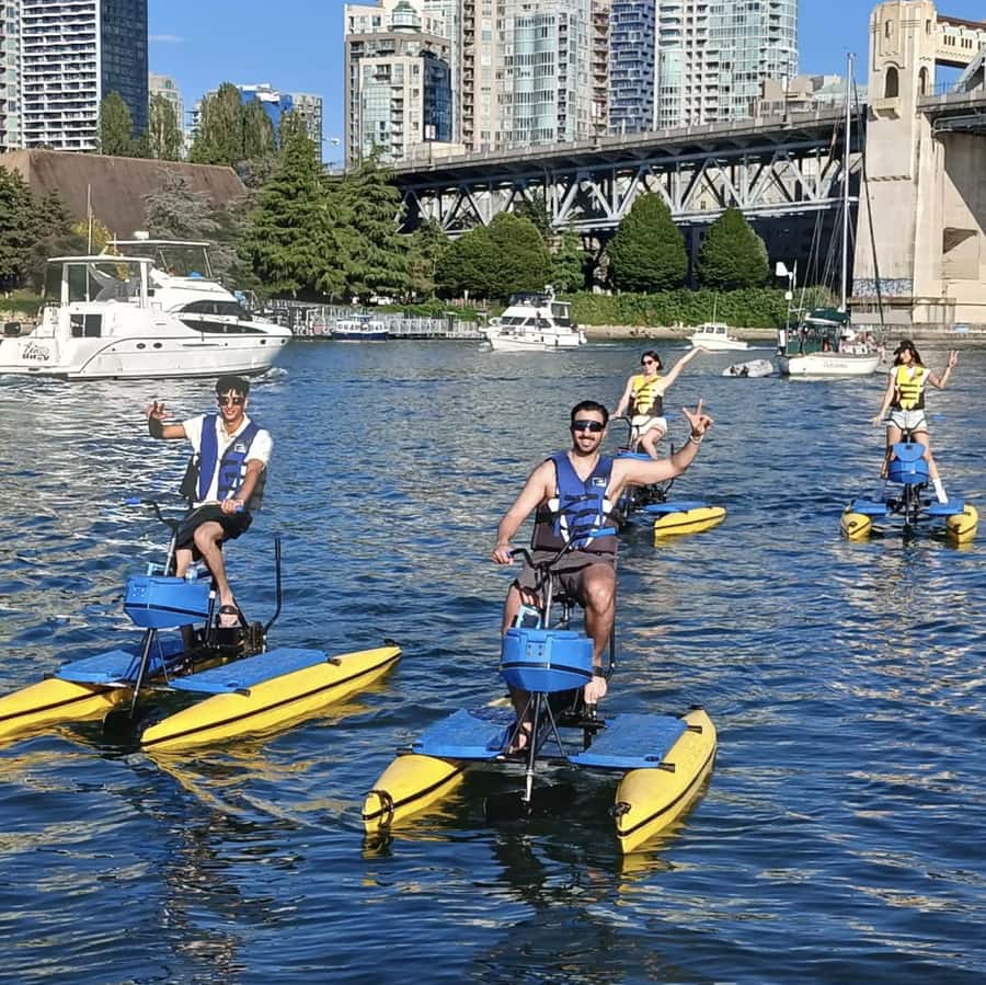 Vancouver: Water Bike Rental in False Creek - Gear Check That Keeps You Comfortable (and Your Phone Dry)