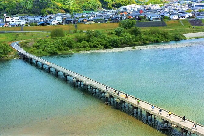 Wakimachi BROMPTON Slow Cycling Tour - Trading speed for river views on the cars-free Yoshino embankment